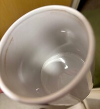 Unwashed coffee mug