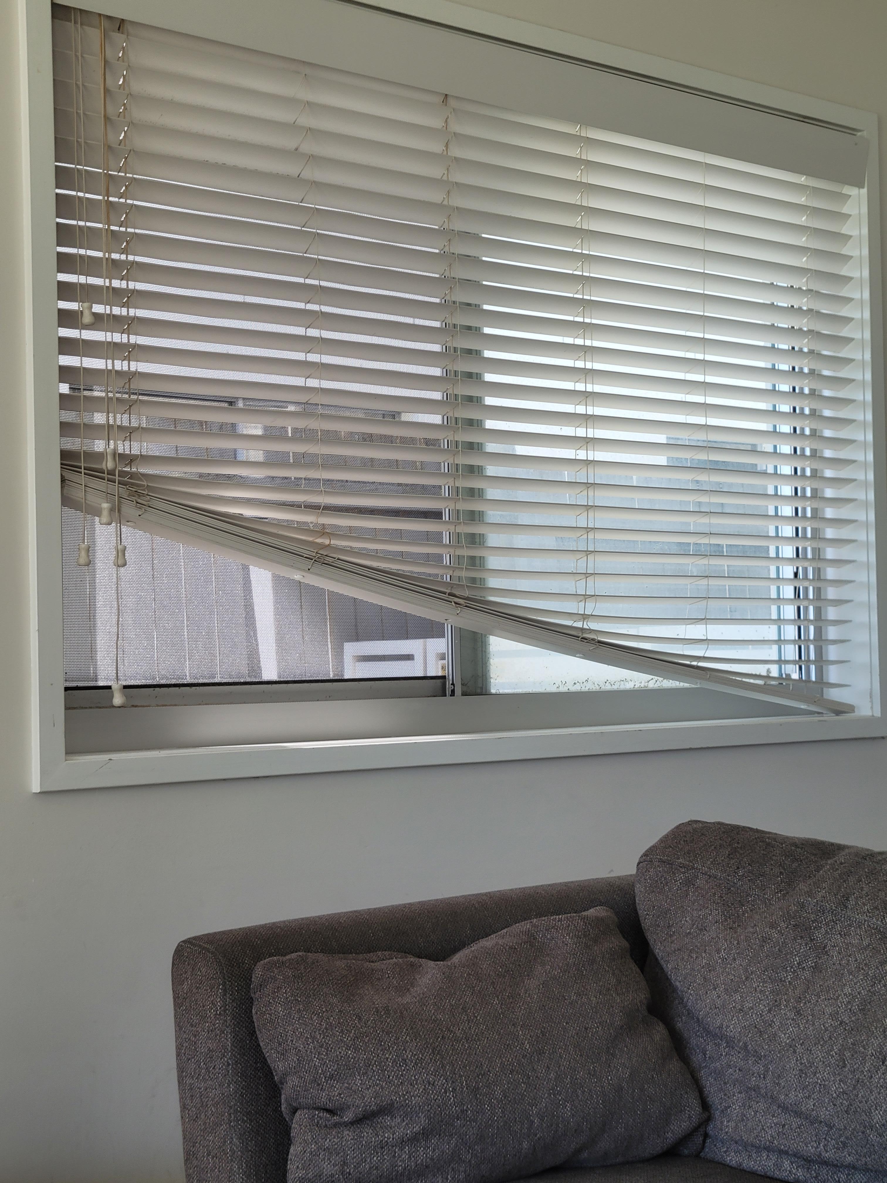 Example of broken shades