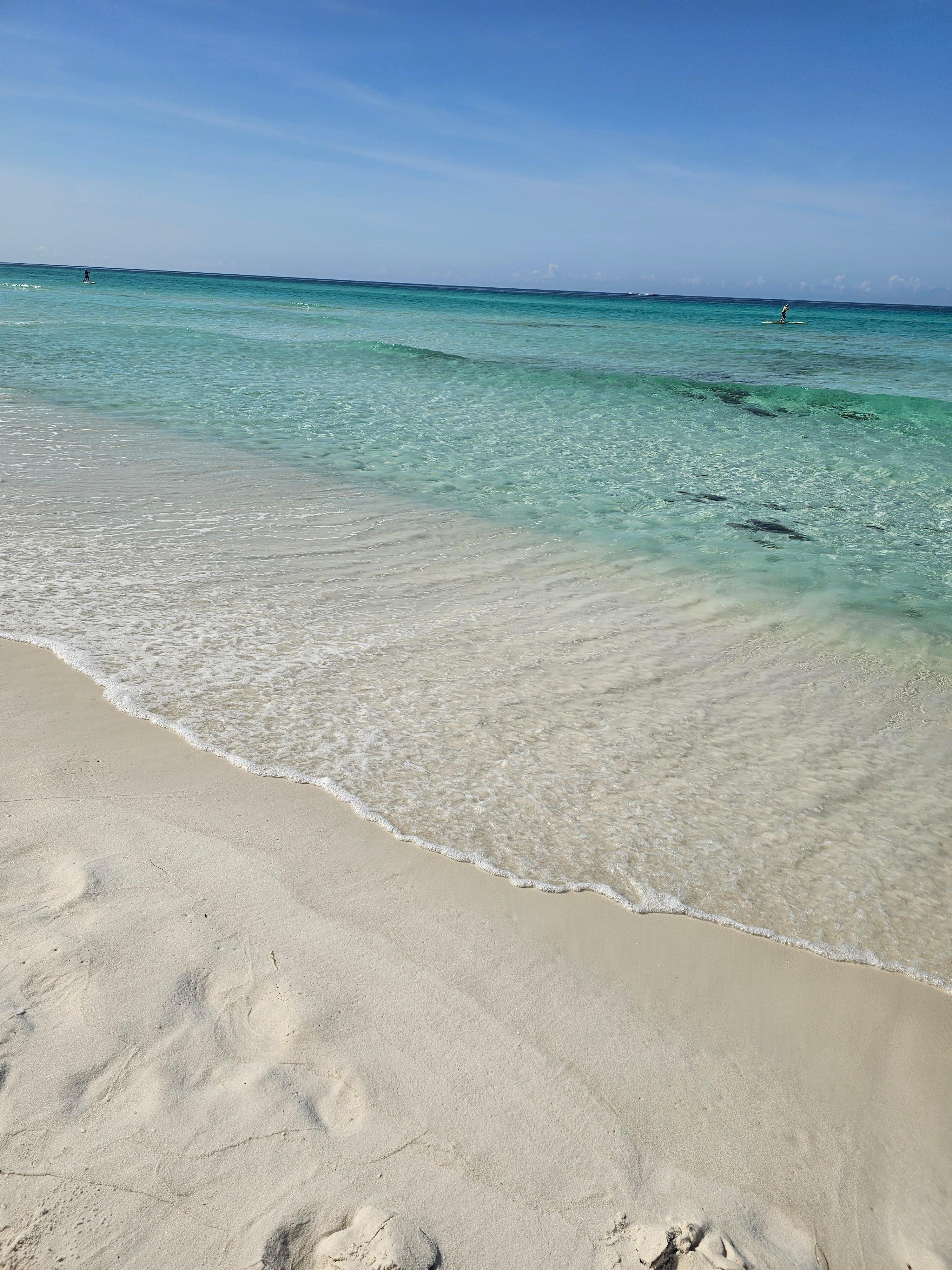 the beach across the road! PERFECT!