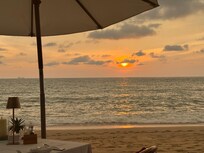 Nydelige omgivelser for middag på kvelden.