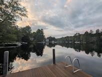 Golden hour from the dock