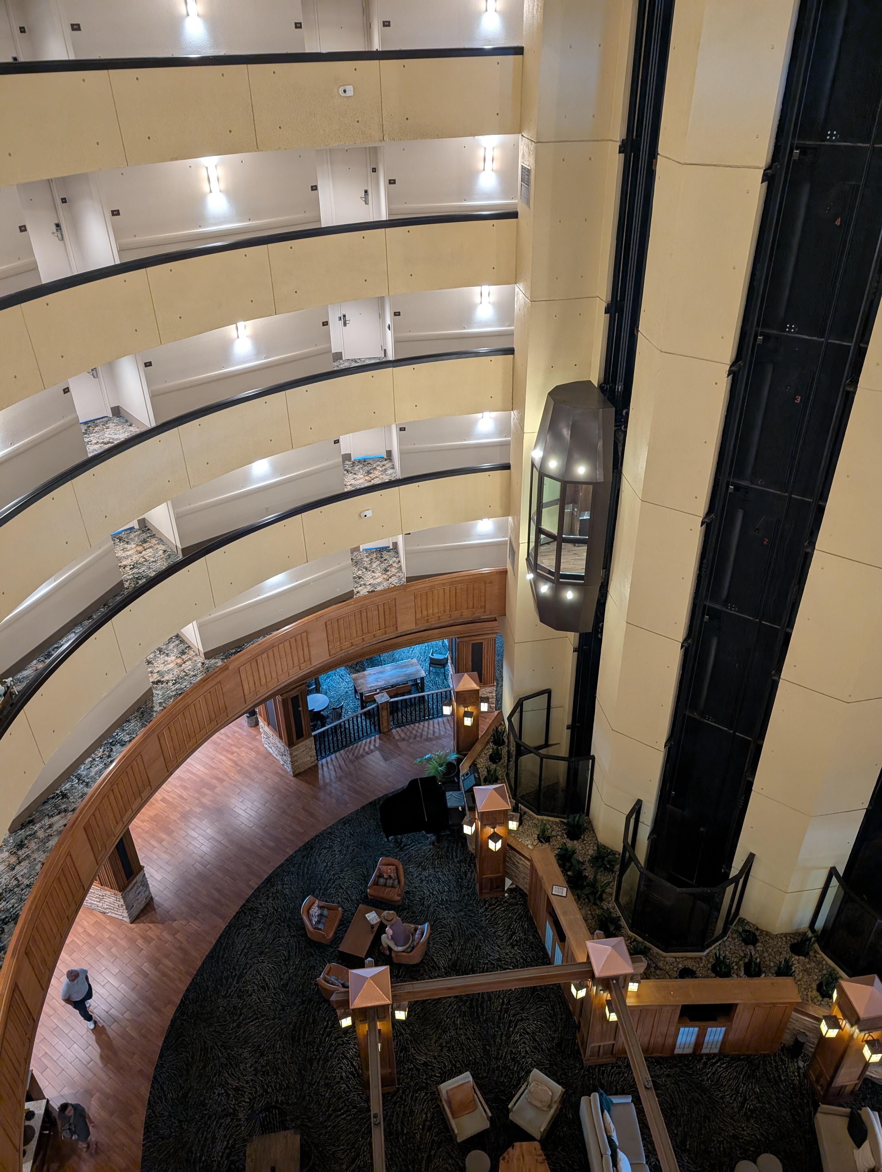 Inside hotel