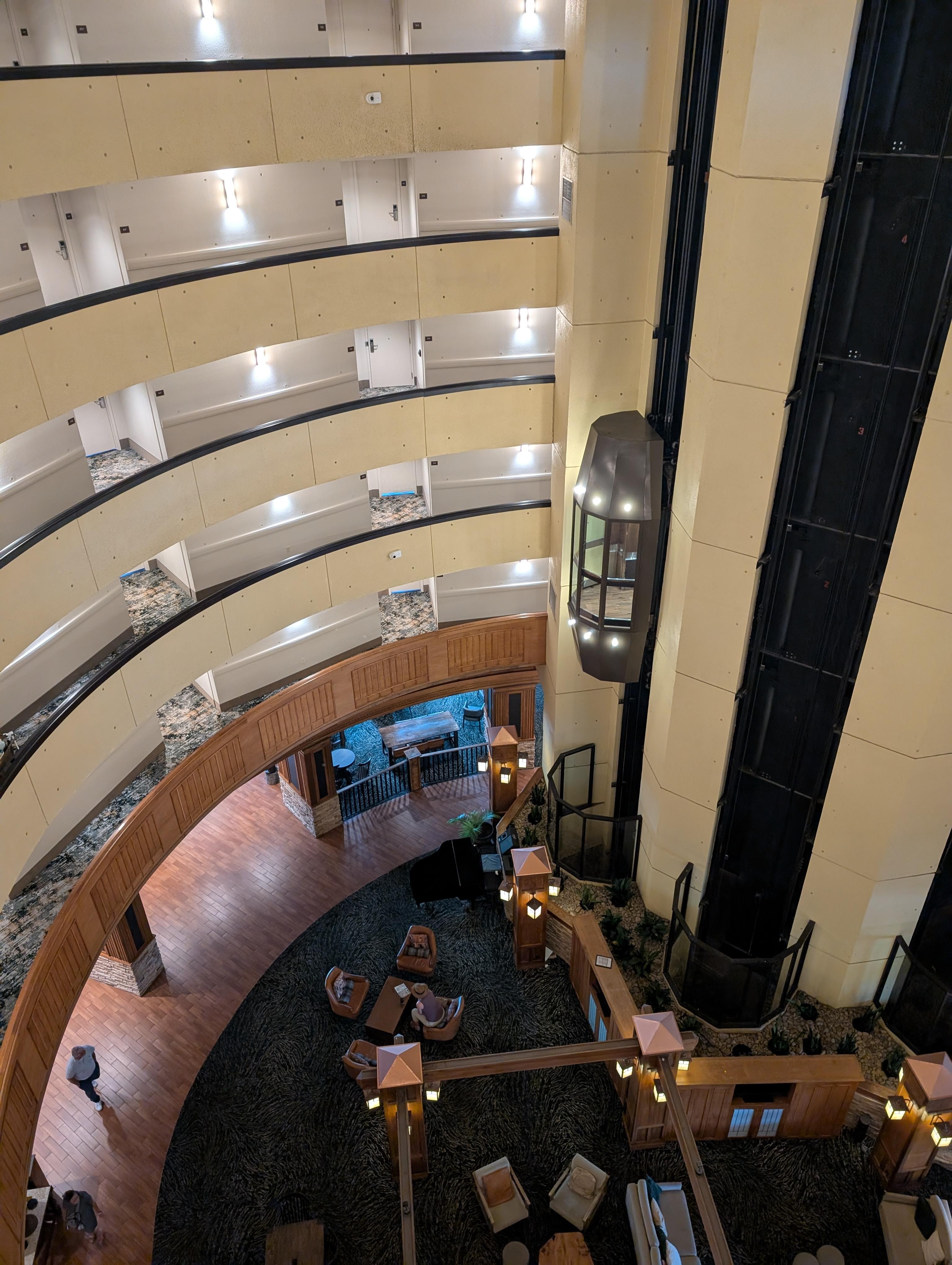 Inside hotel