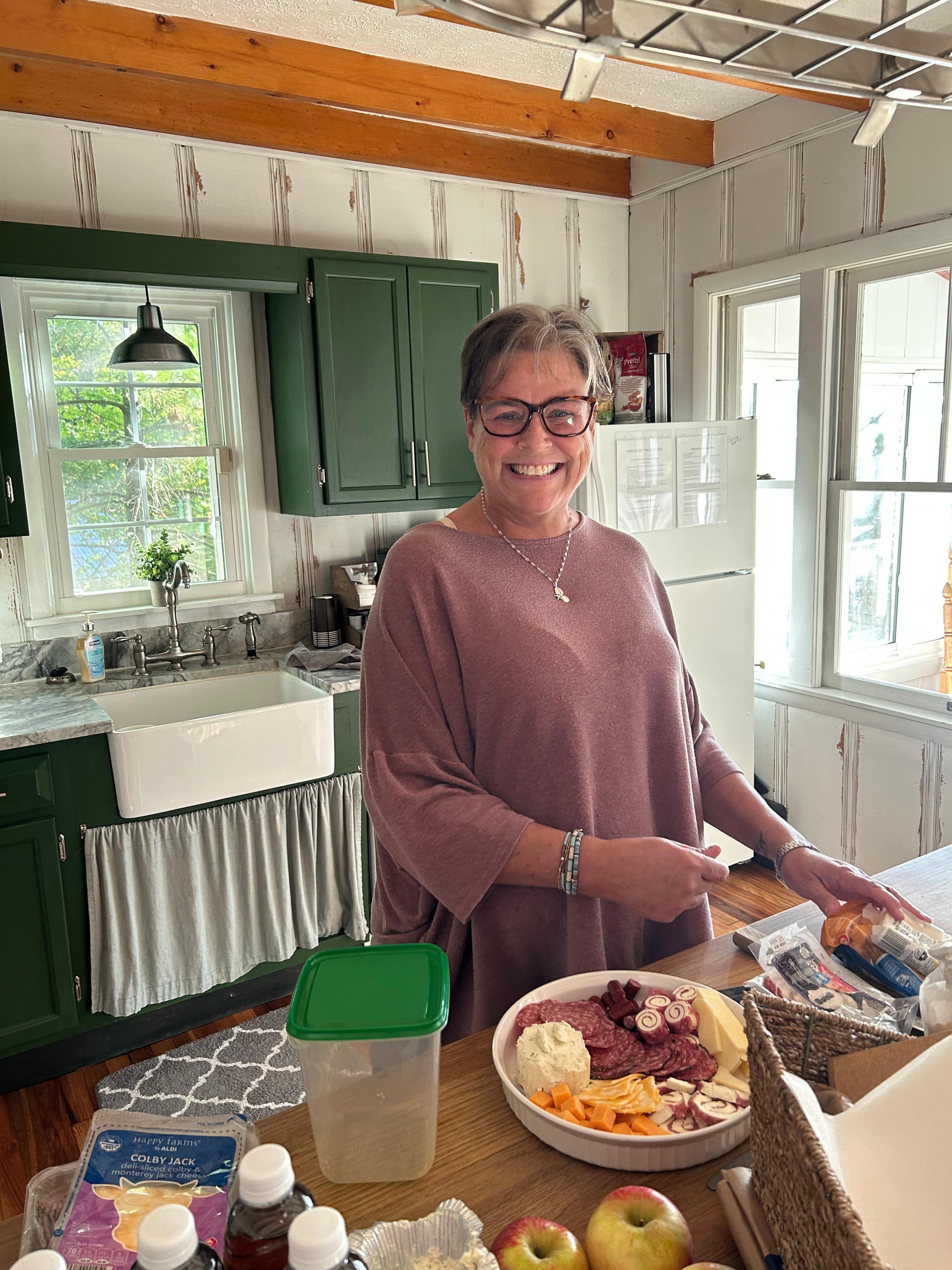 Getting dinner ready