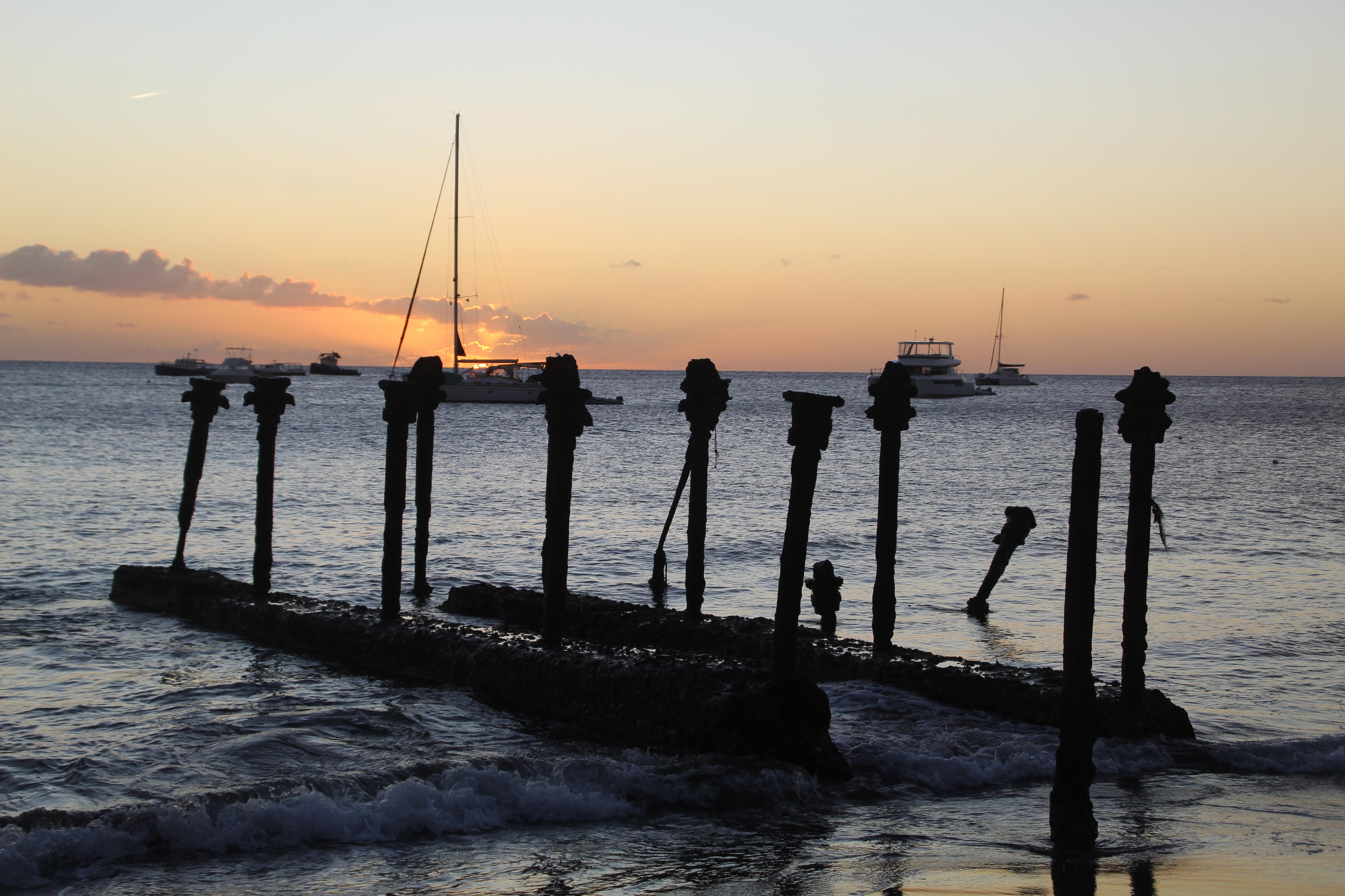 zonsondergang Oranjestad