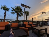 This was the most relaxing spot (rooftop)