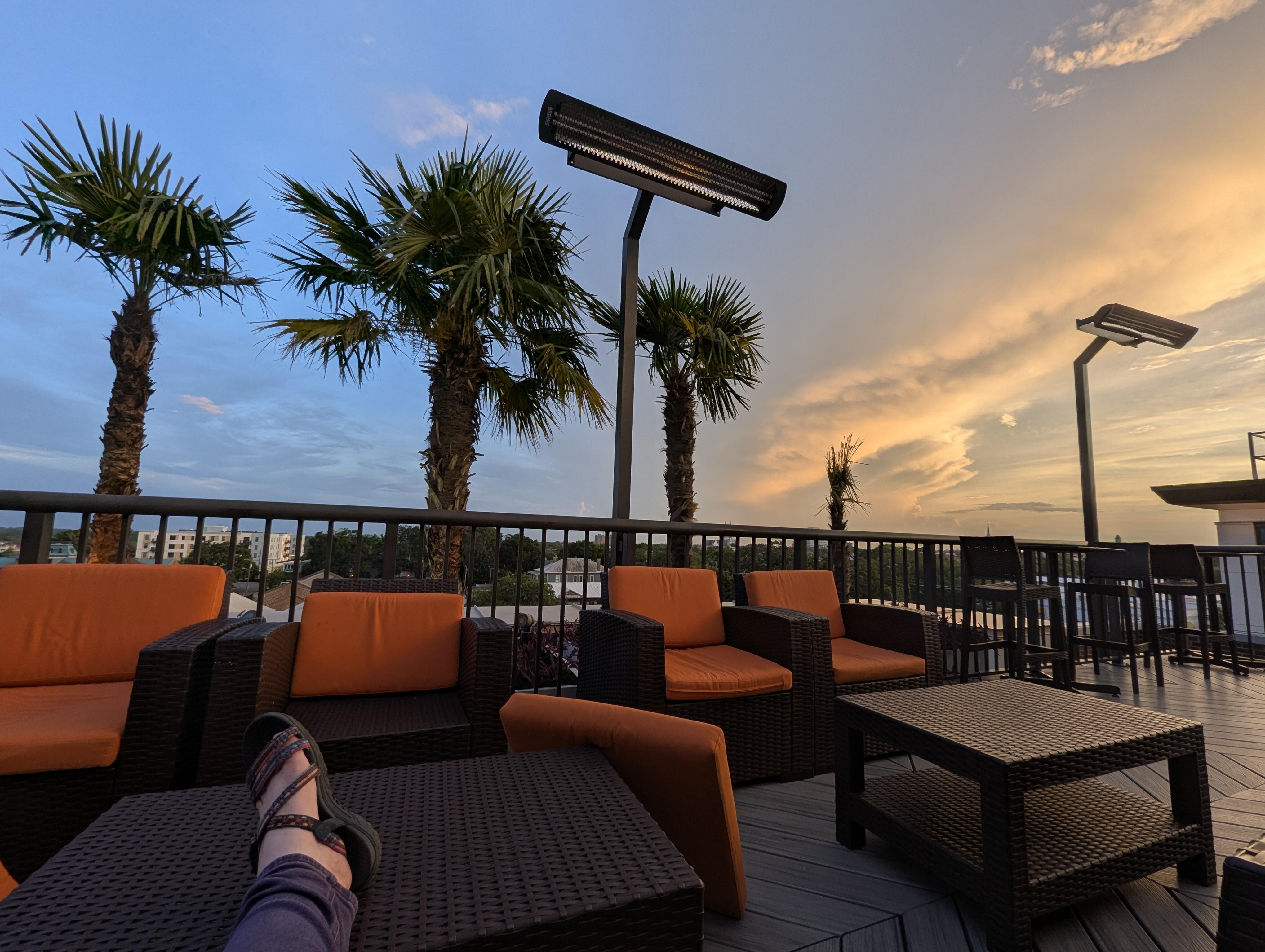 This was the most relaxing spot (rooftop)