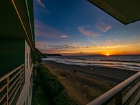 お部屋のベランダから