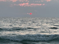 Sunset from the beach in the state park.