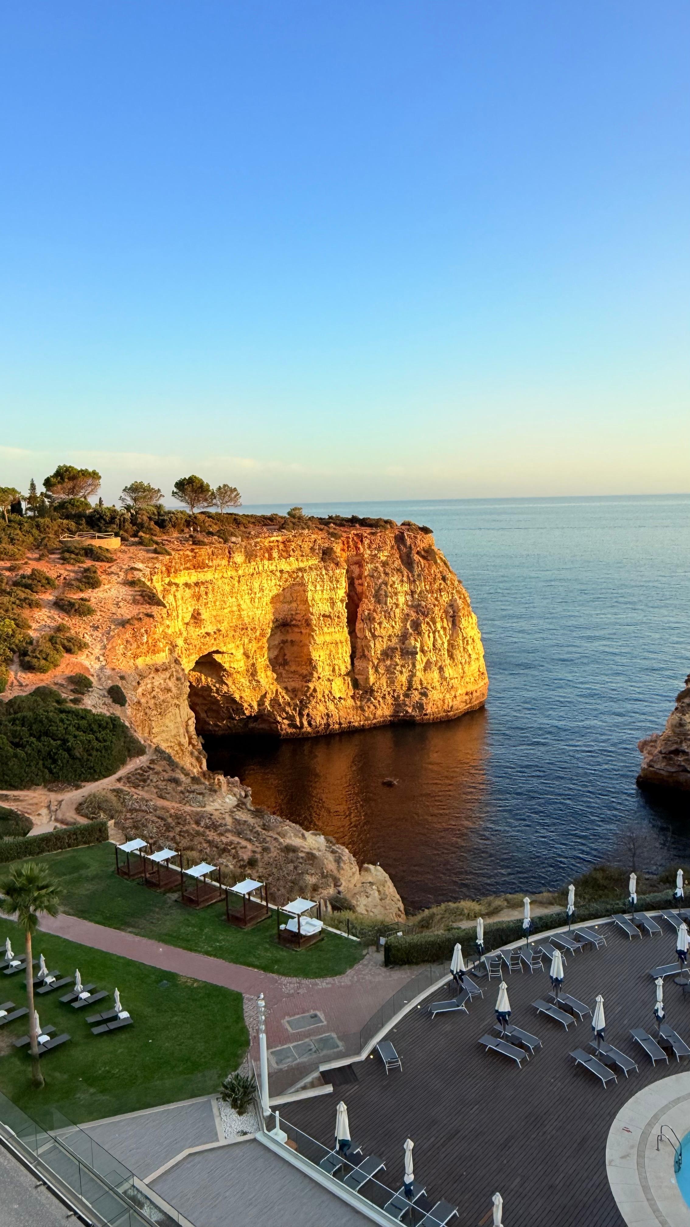 Beautiful sunsets at the rooftop bar