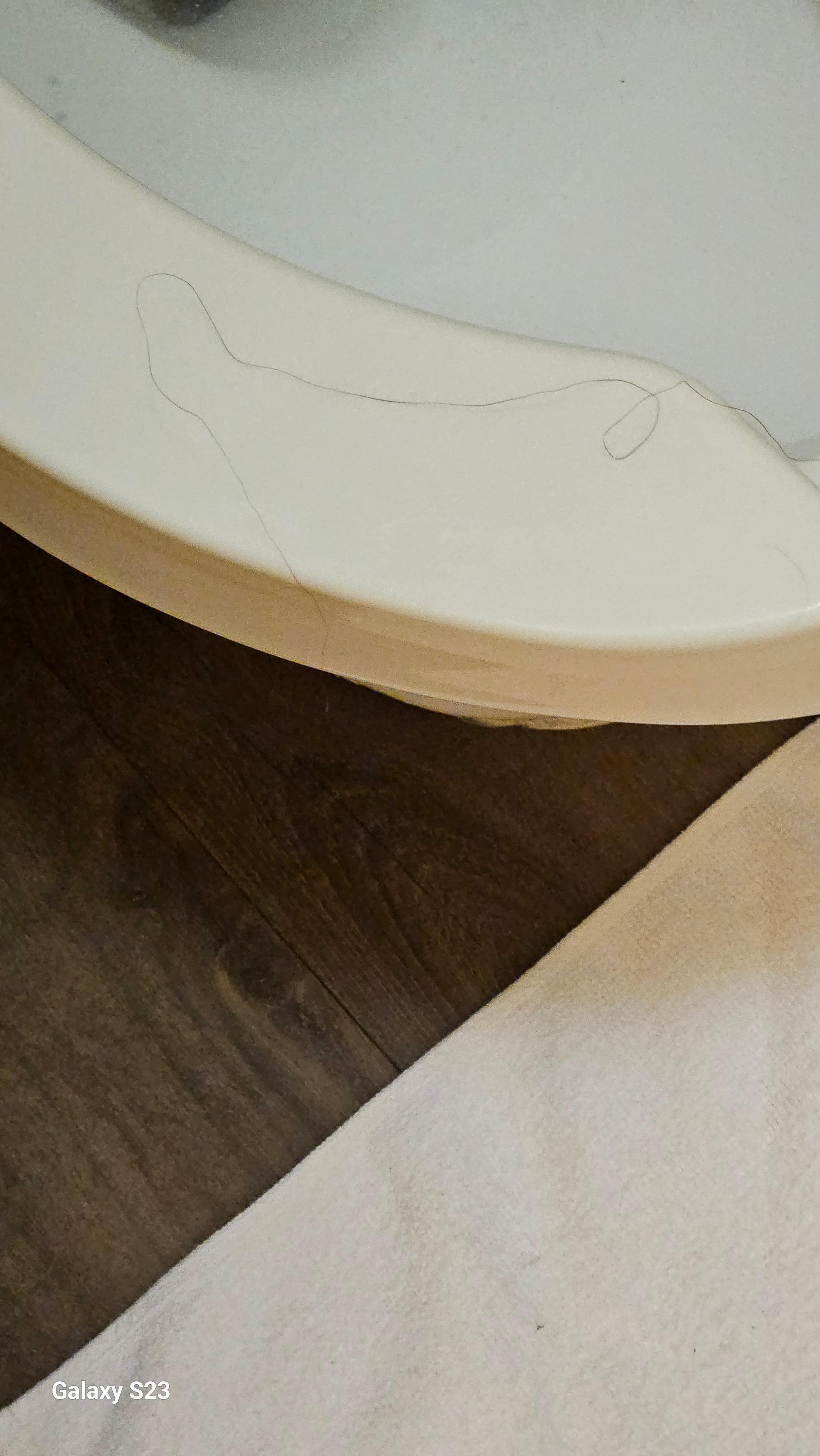 Toilet seat - the never clean the bathroom
