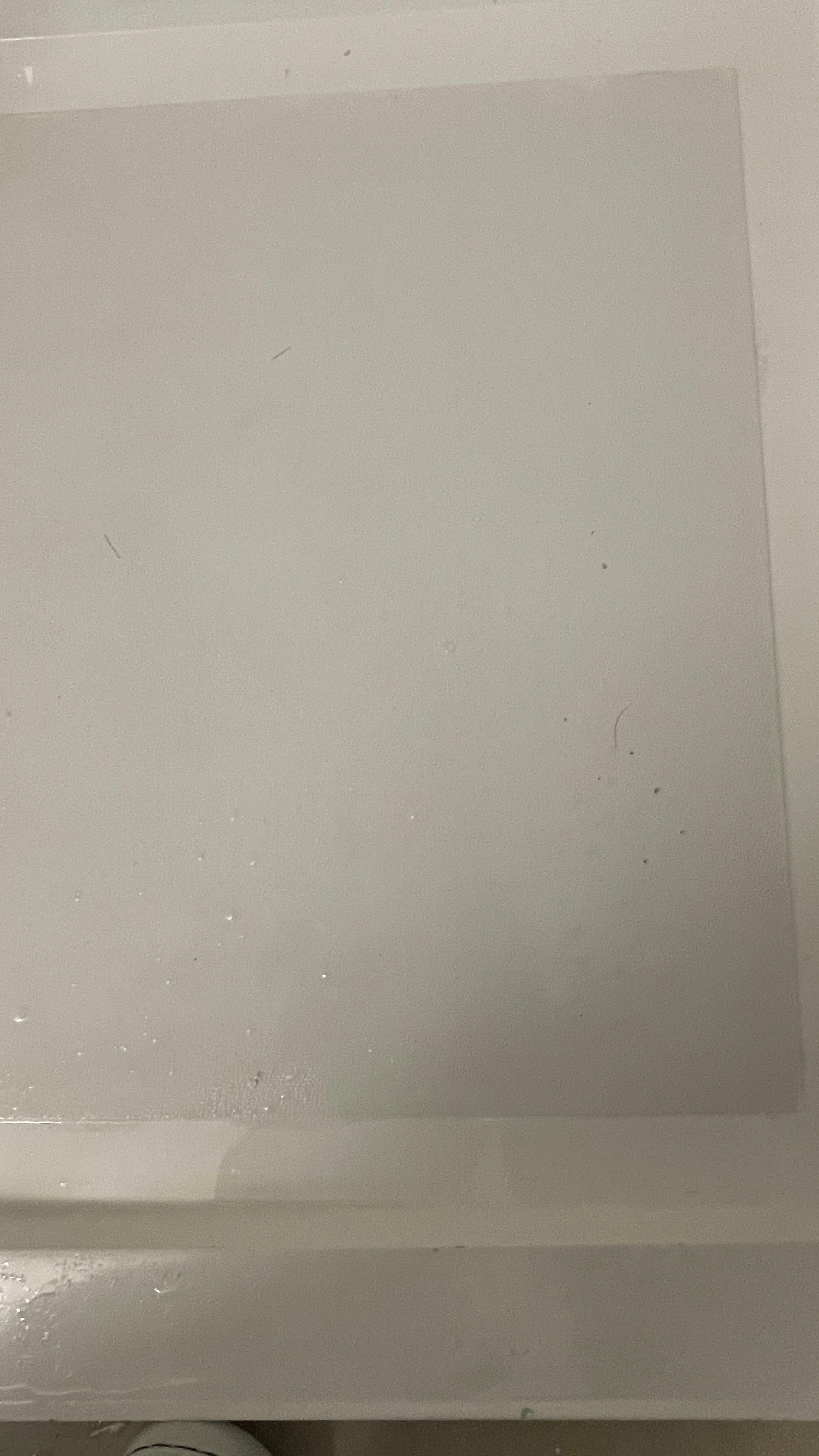 Walls are dusty