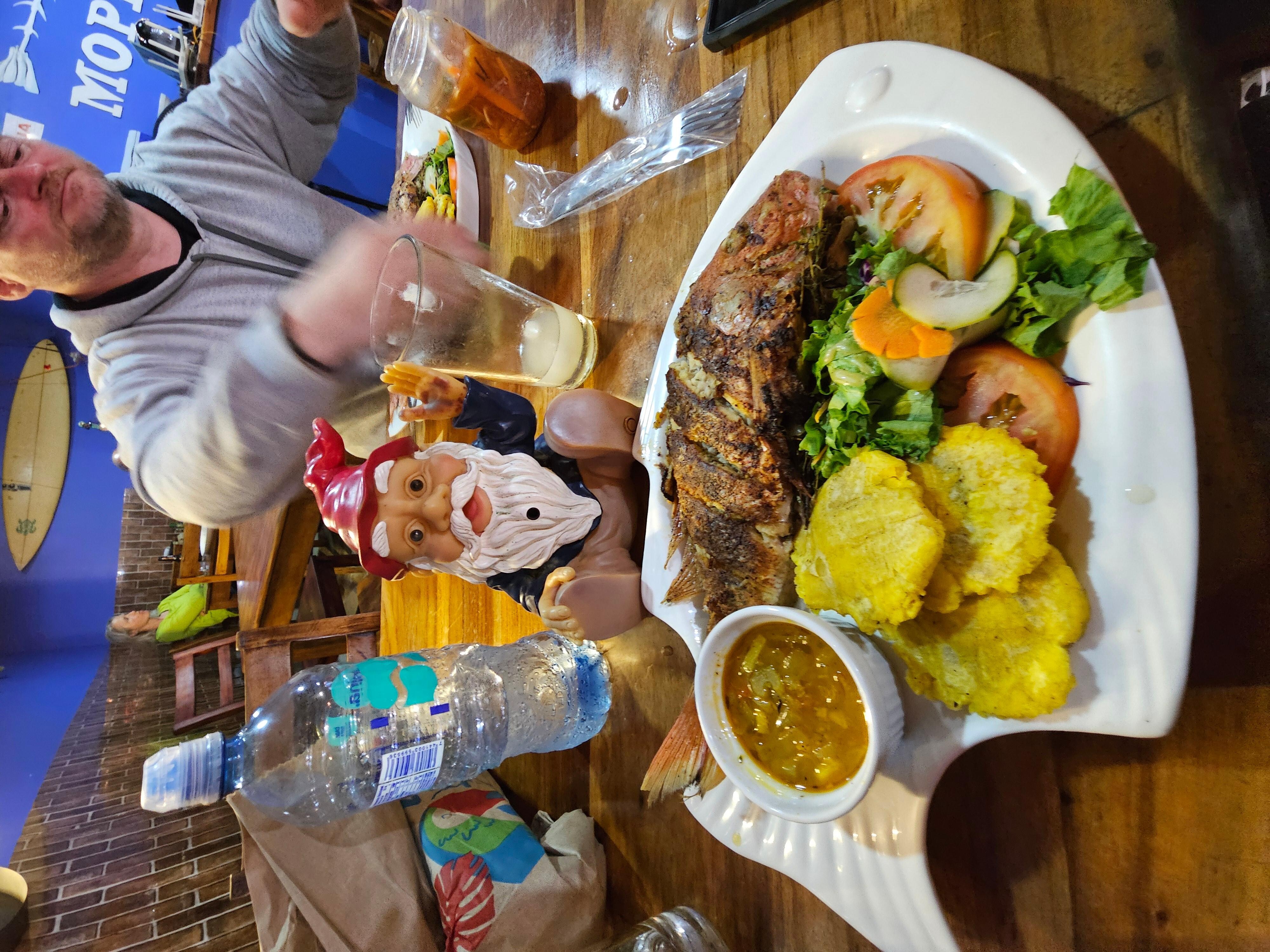 Mopri restaurant in Puerto Viejo for great Snapper! Super yummy!!