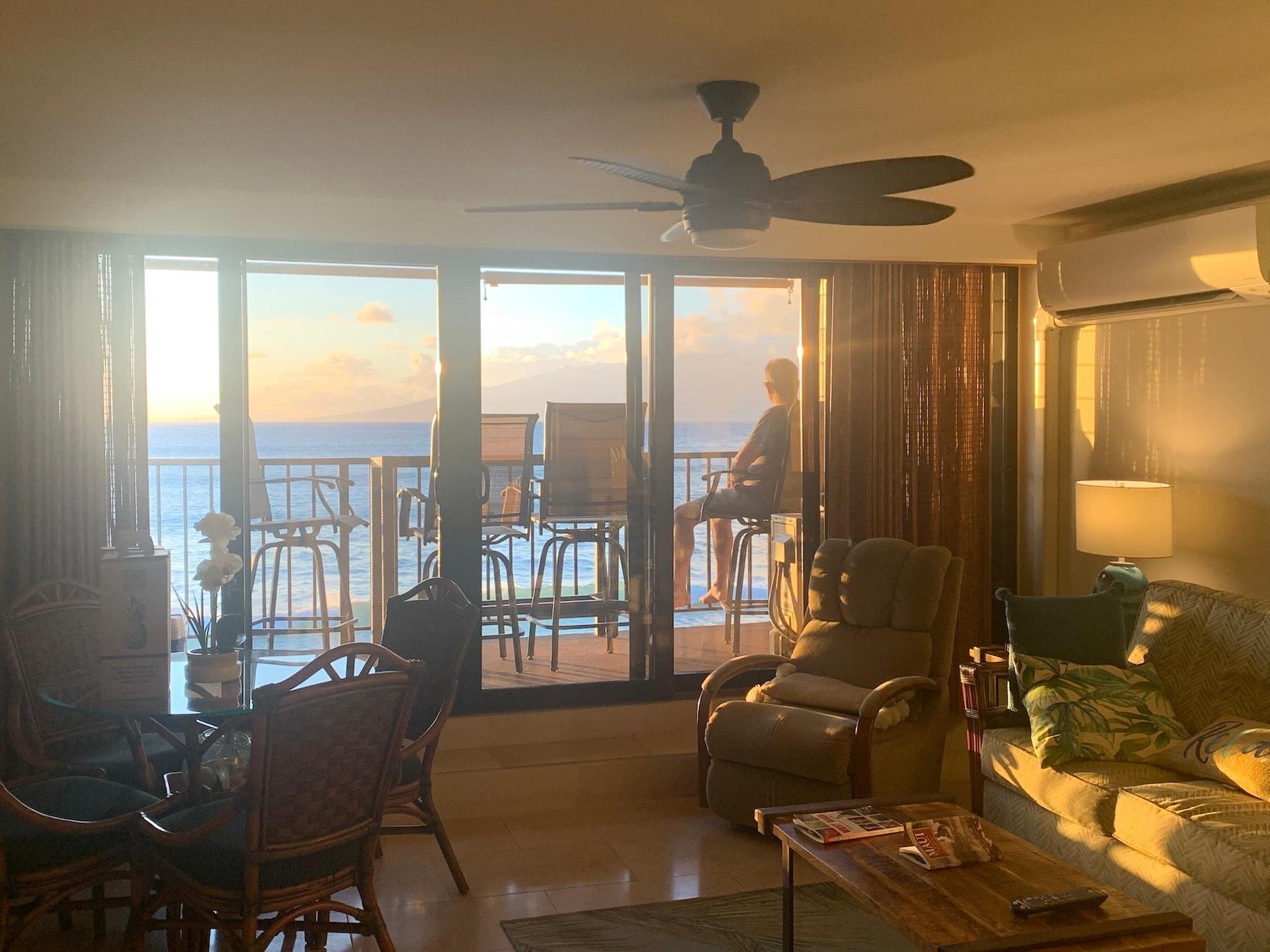 View from inside the condo