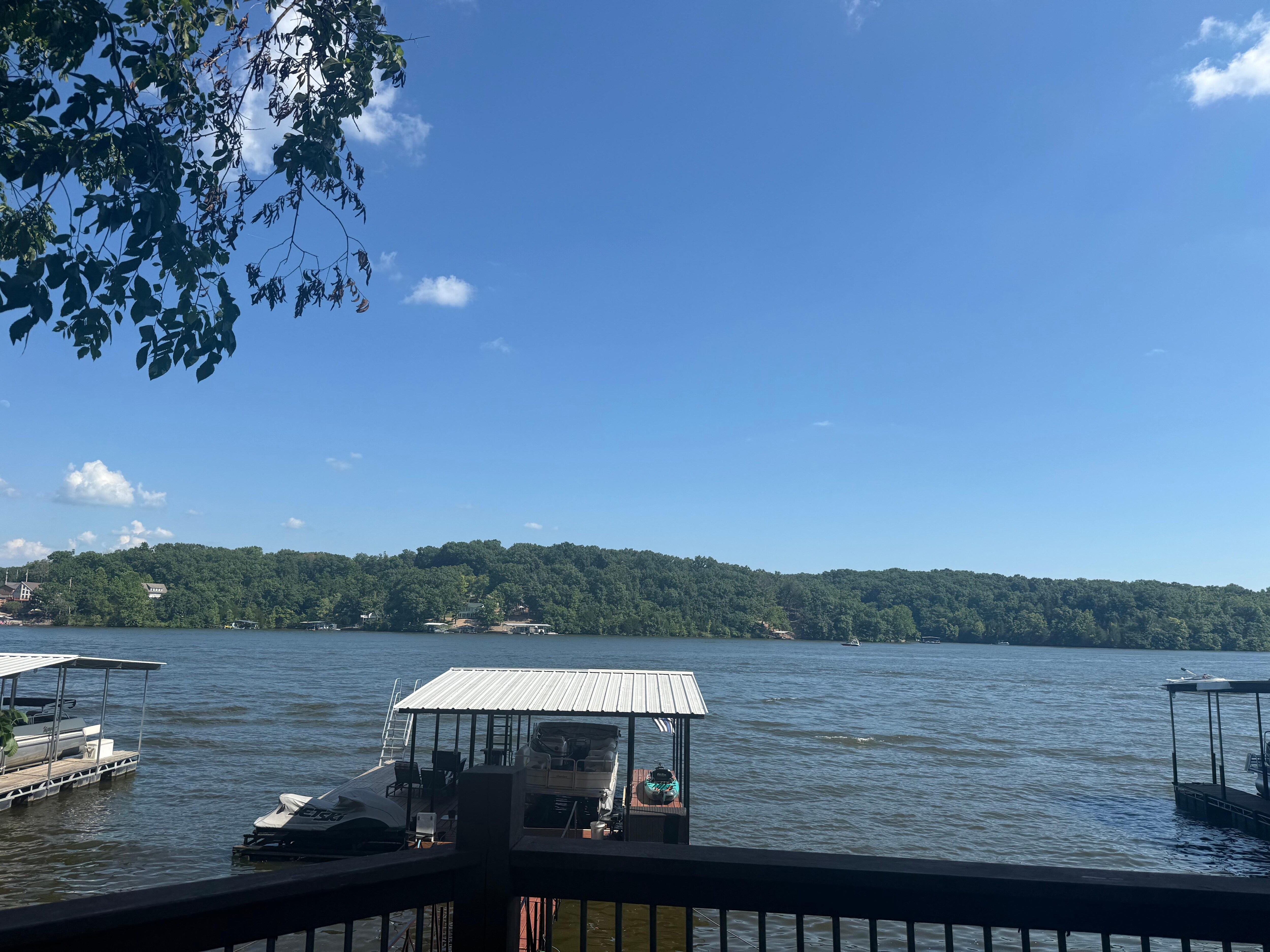 Our view from the deck