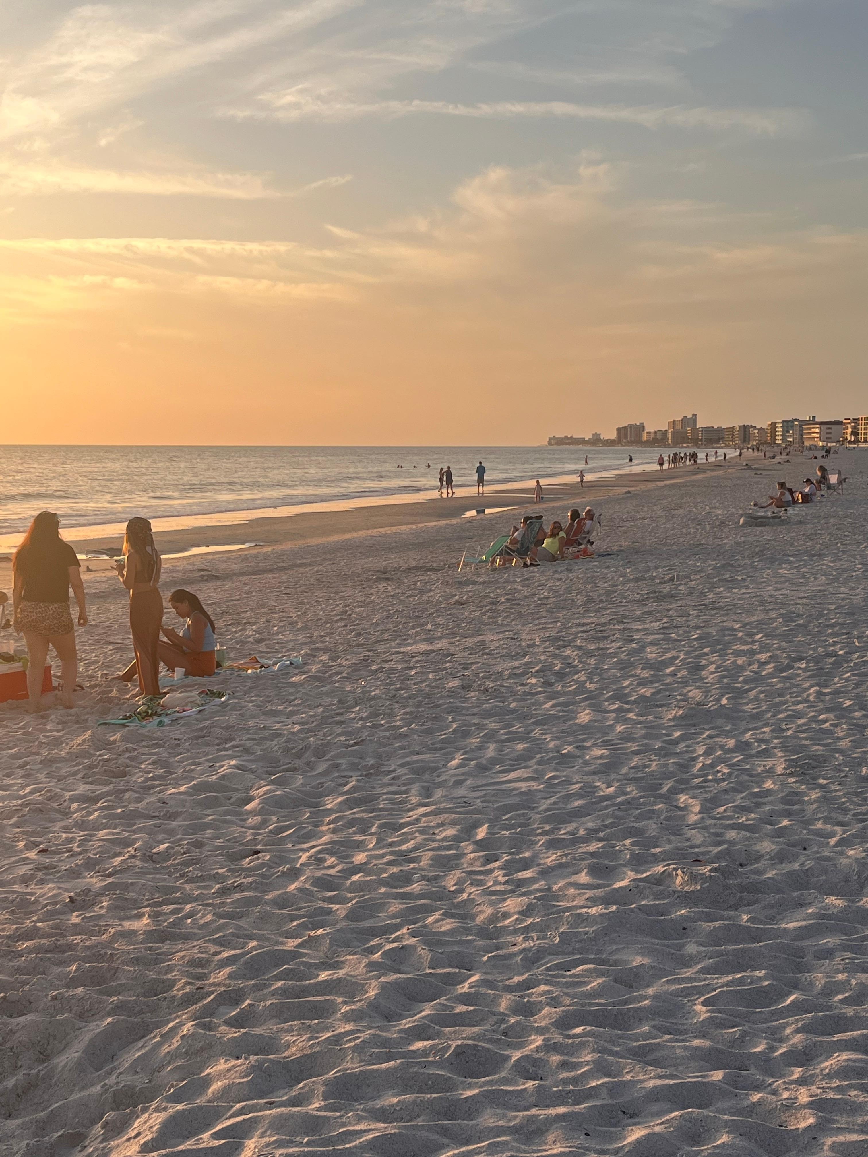 Beautiful clean beach 
