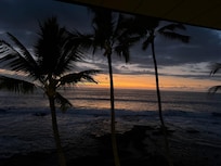 Sunset from back deck.