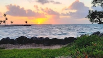 Sunrise was beautiful.