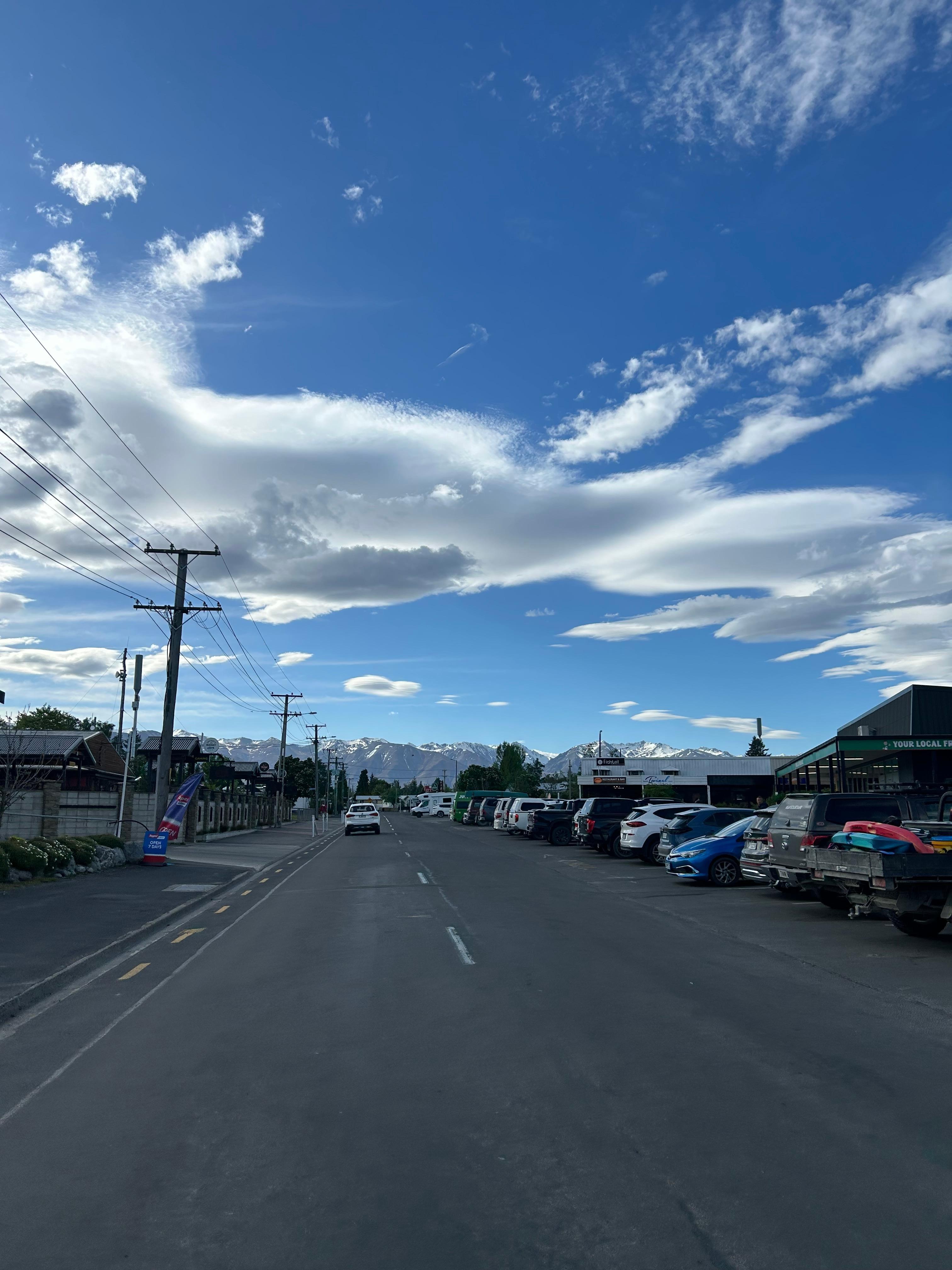Twizel town, 2min walk