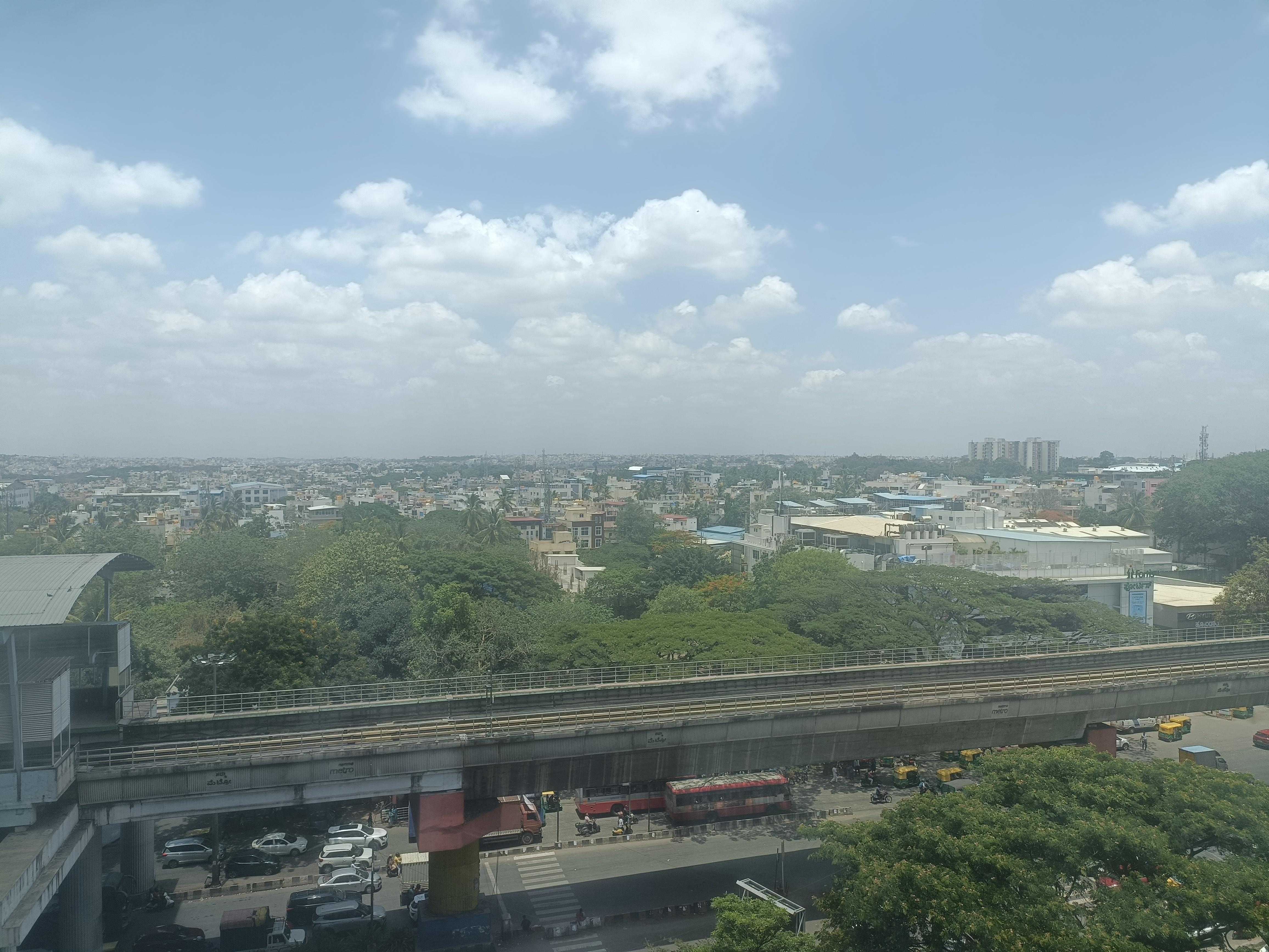 The view from our city facing room. Exceptional 