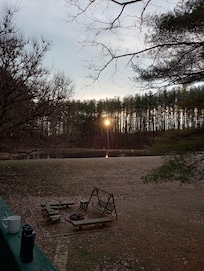 Sunrise over Sand Run Lake