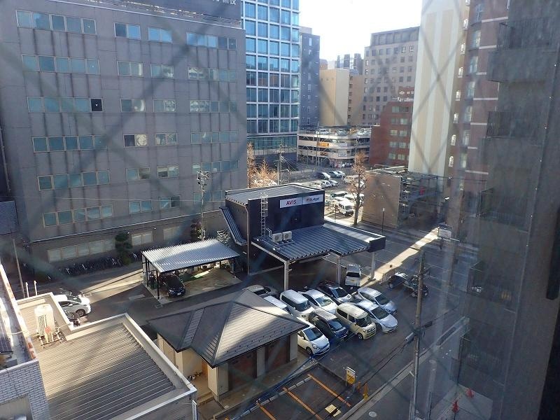 部屋の窓からの眺望