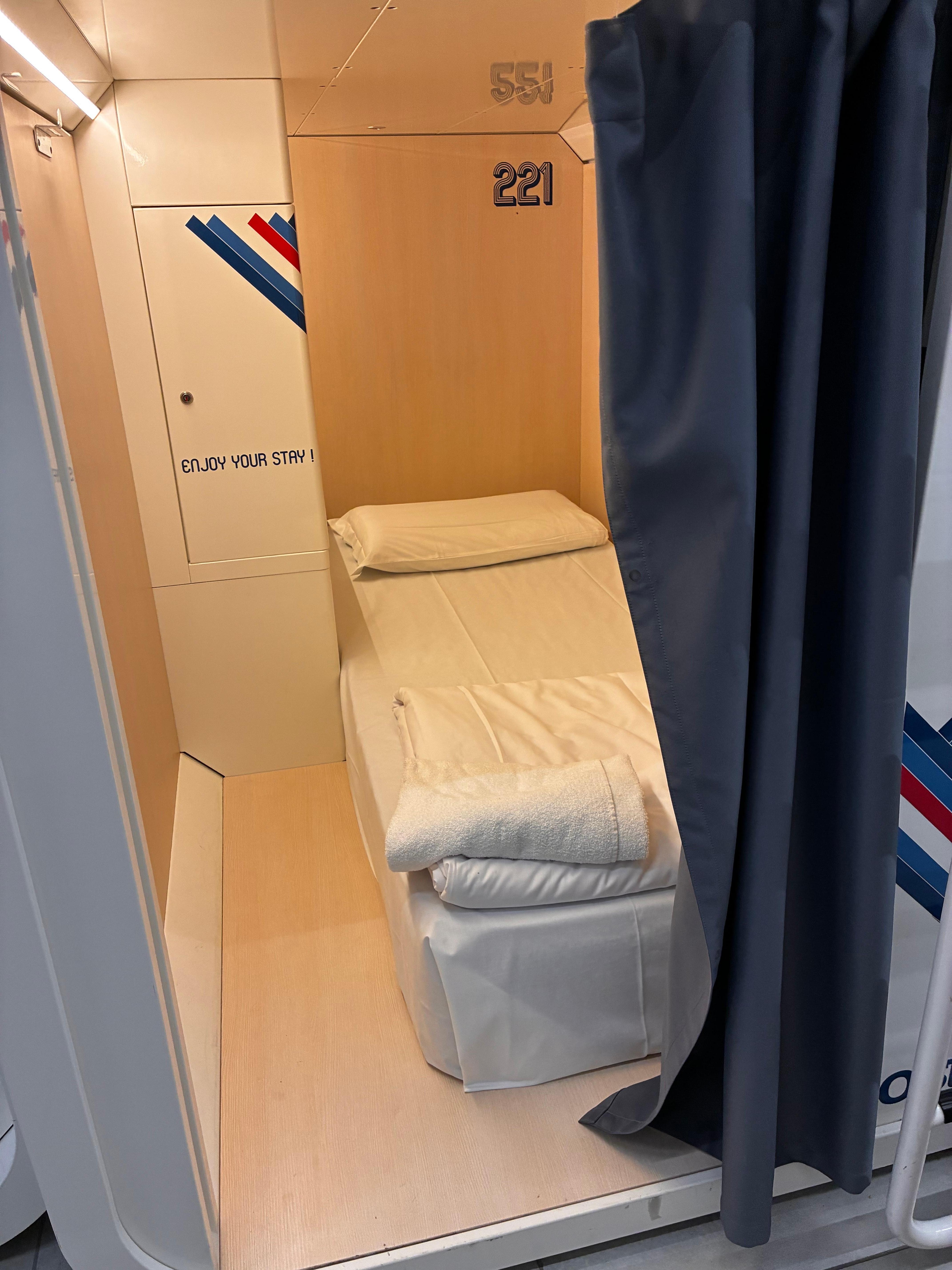 Cabine por dentro 