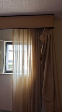 The drapes were not workable.