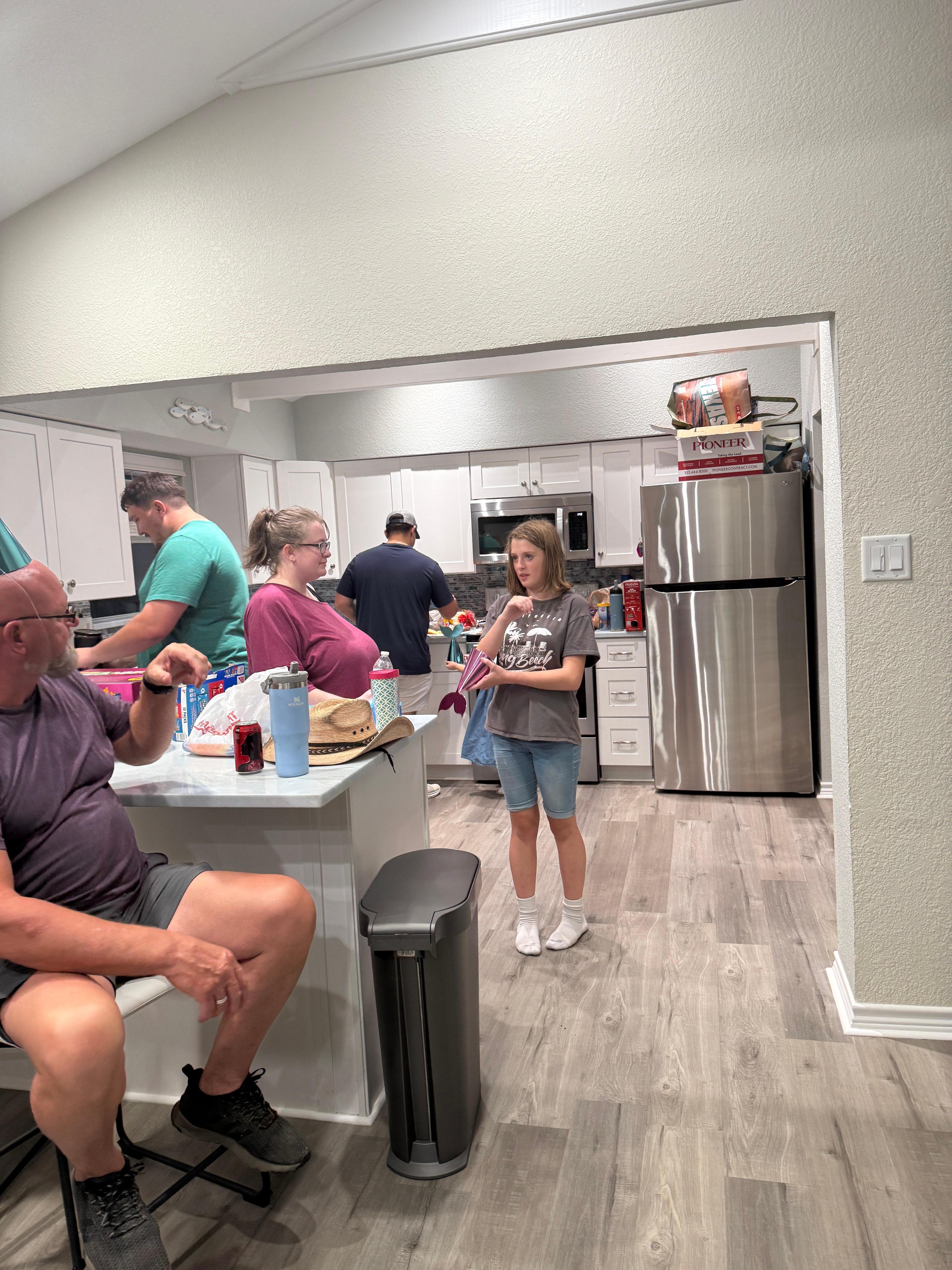 Kitchen and dining area was very open and spacious
