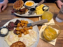 Brunch a block down at Rita’s