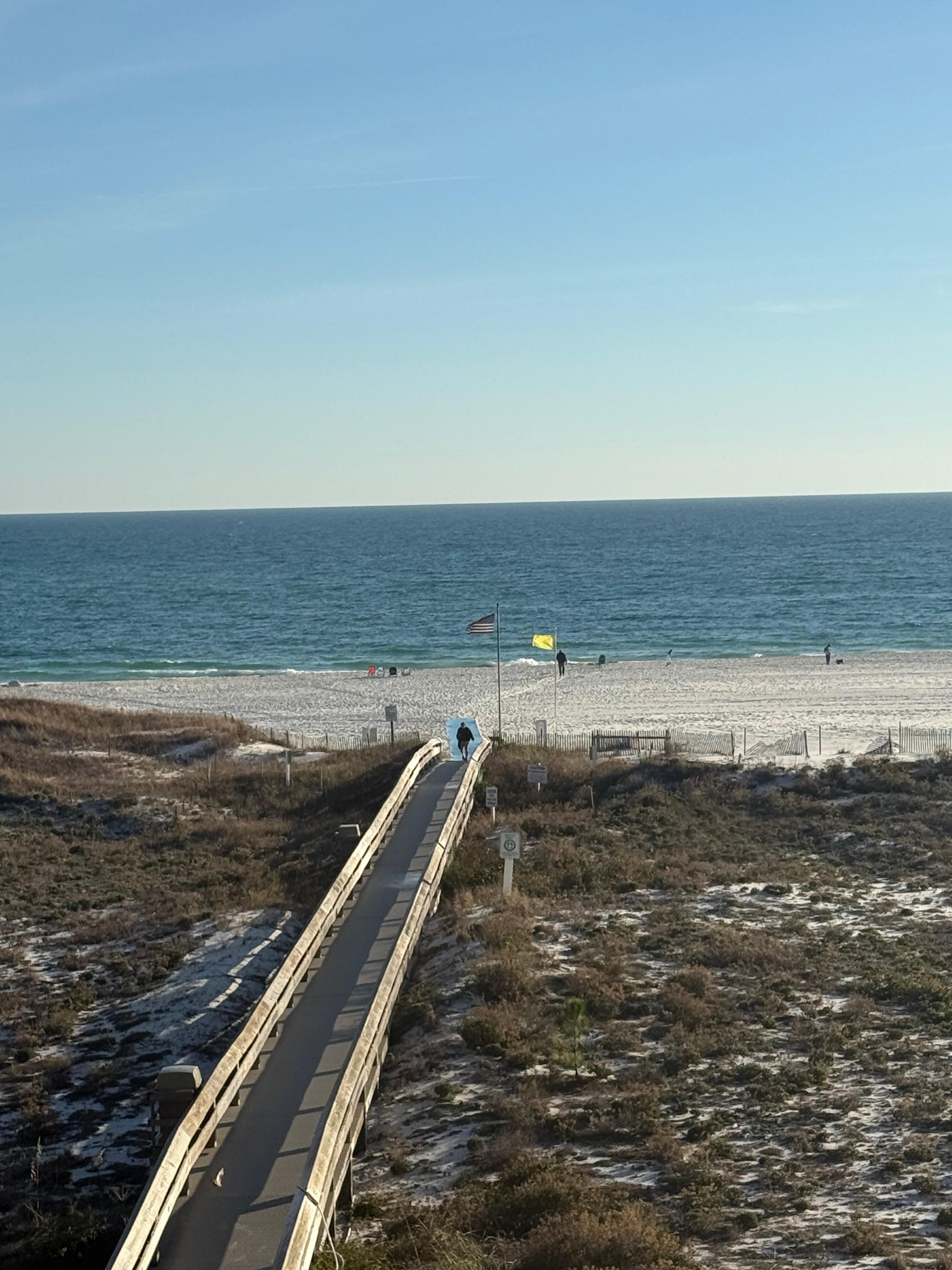 This is the view from the balcony!