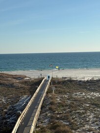 This is the view from the balcony!