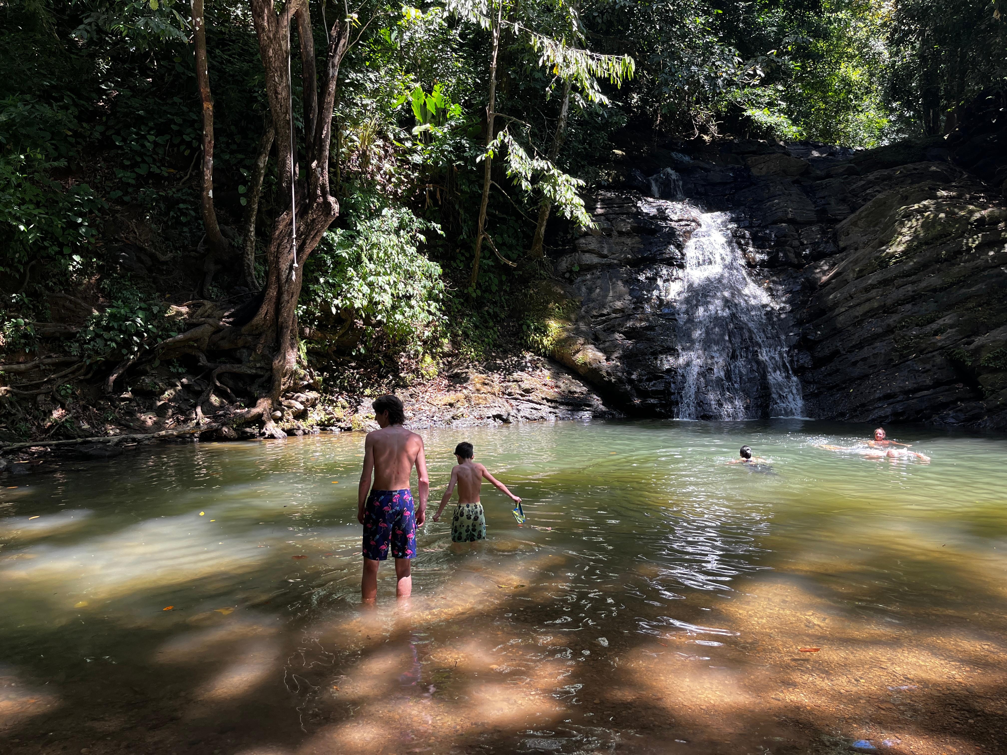 Chute Poza Azul à environs 5 minutes 