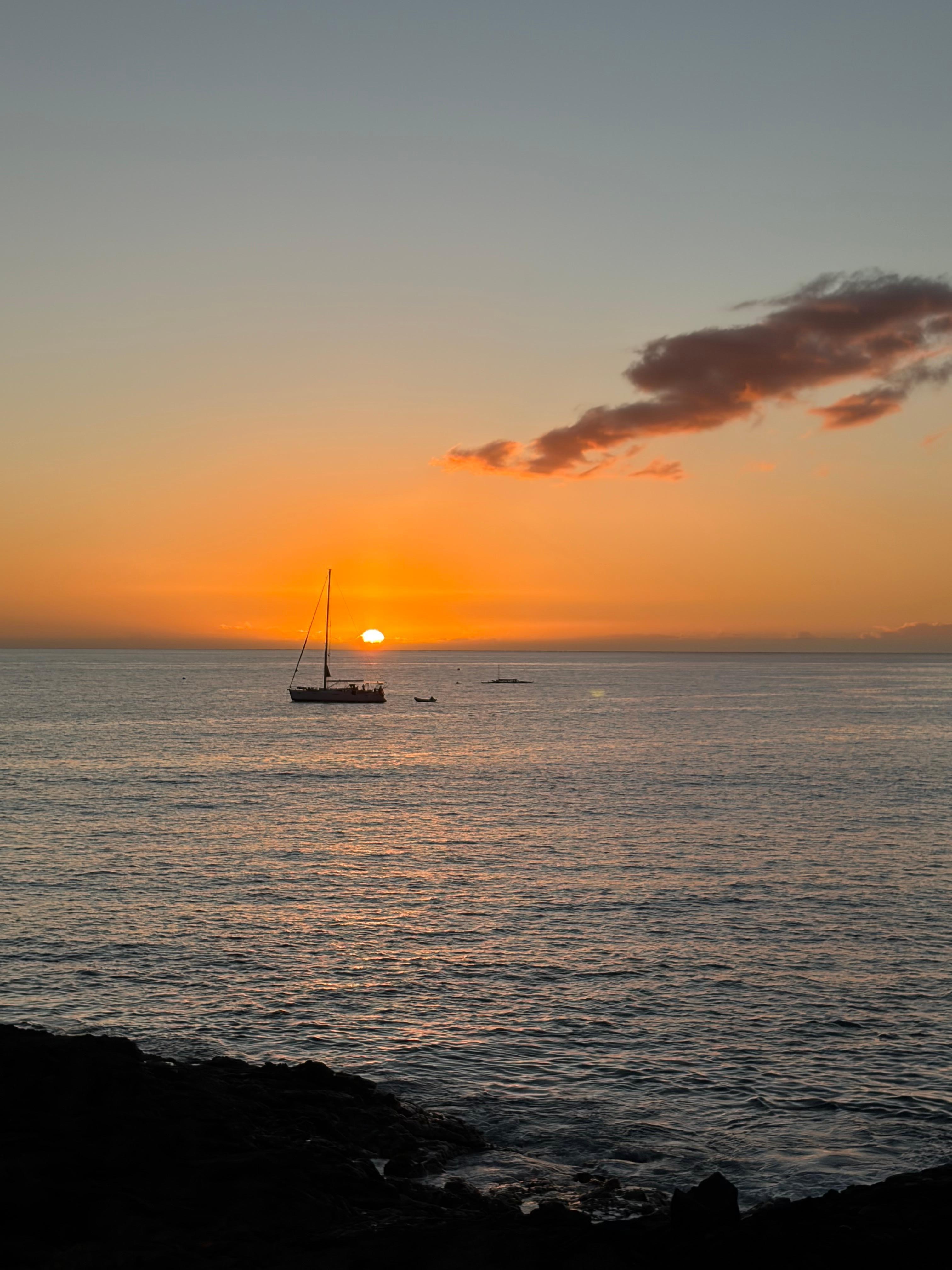 Sunset from our balcony 