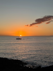 Sunset from our balcony