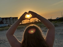 Family photo shoot on the beach