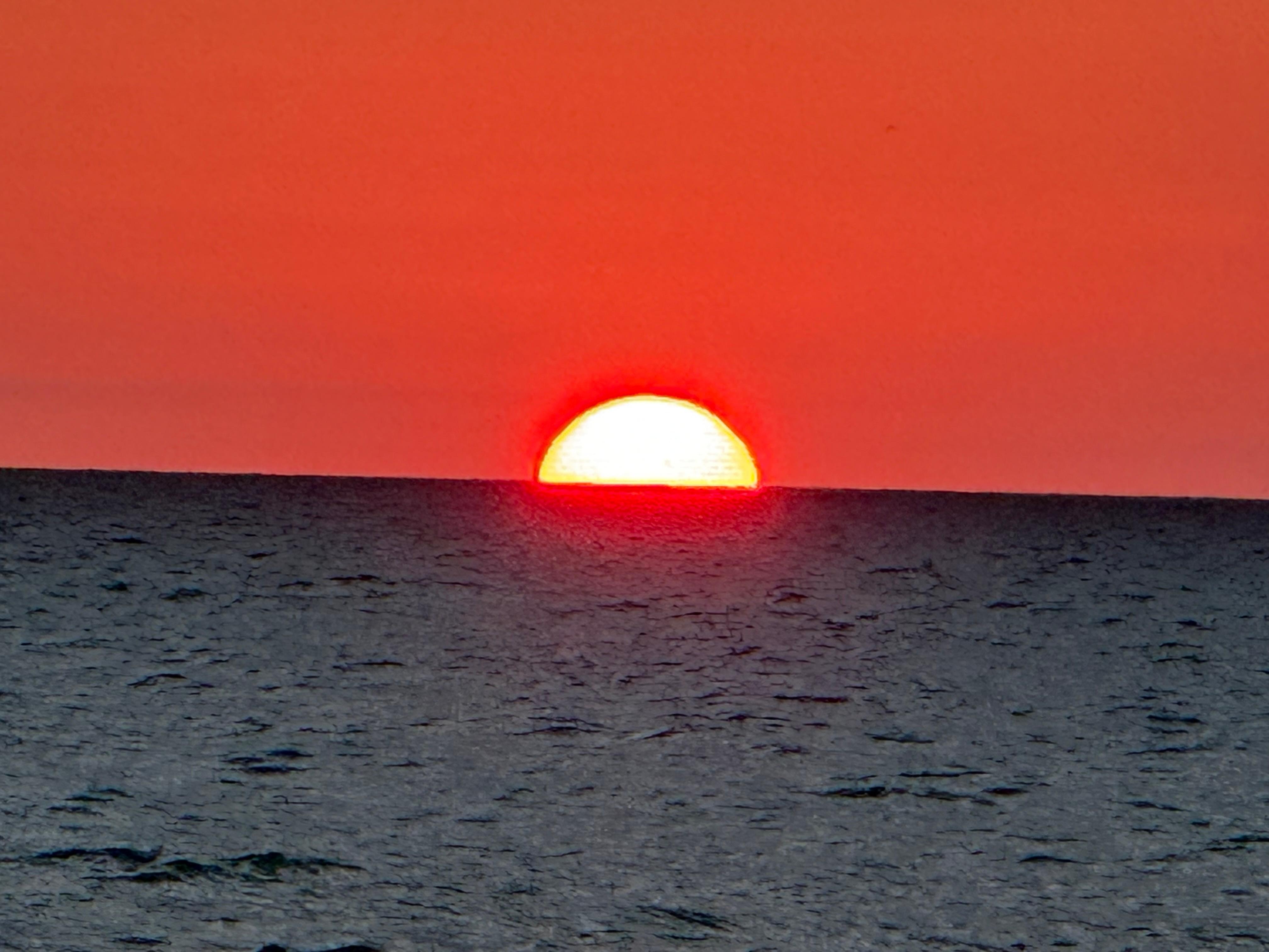 Just about every night you see this.