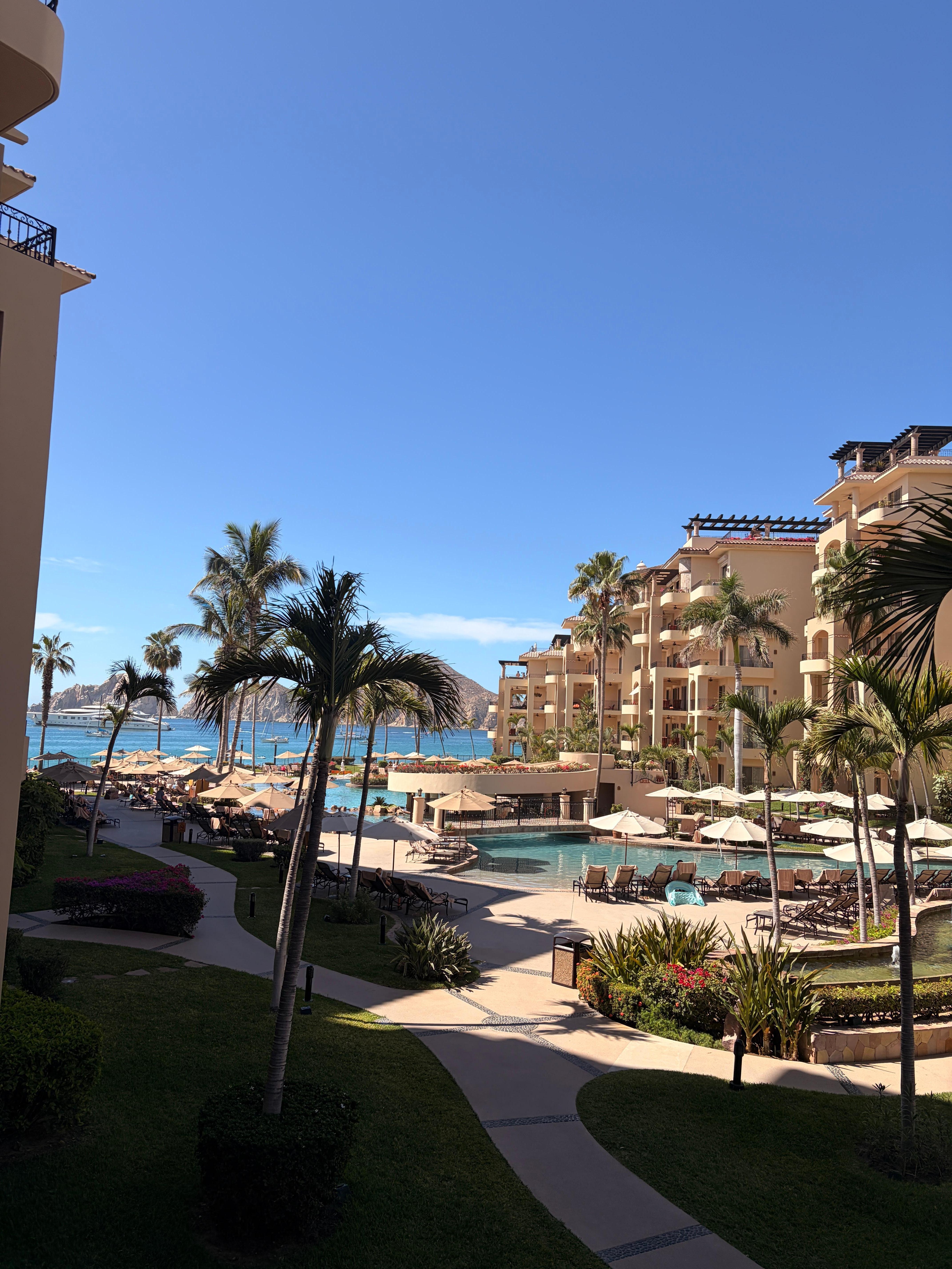 View from our balcony 