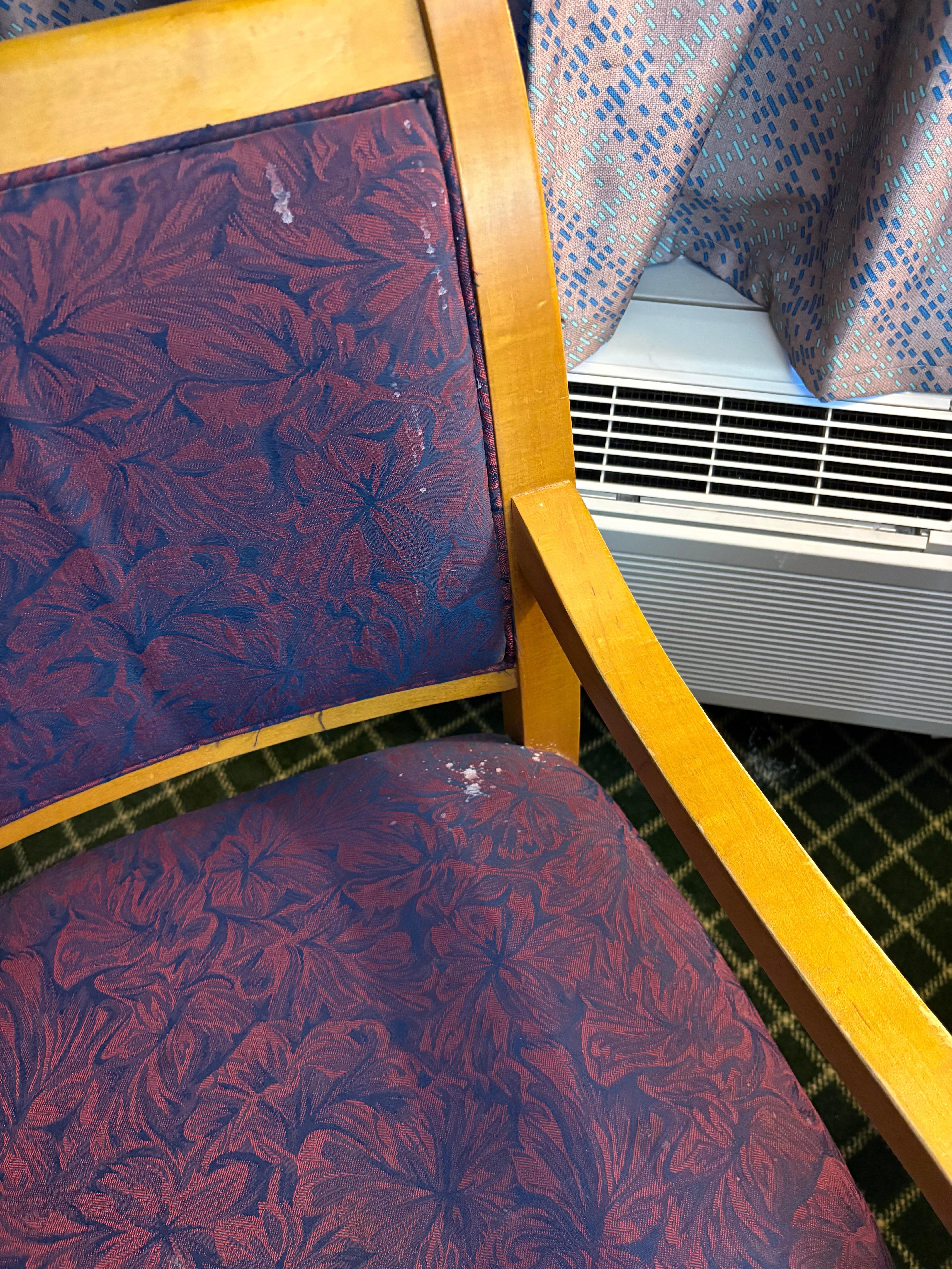 Needed to be vacuumed & wiped off!!