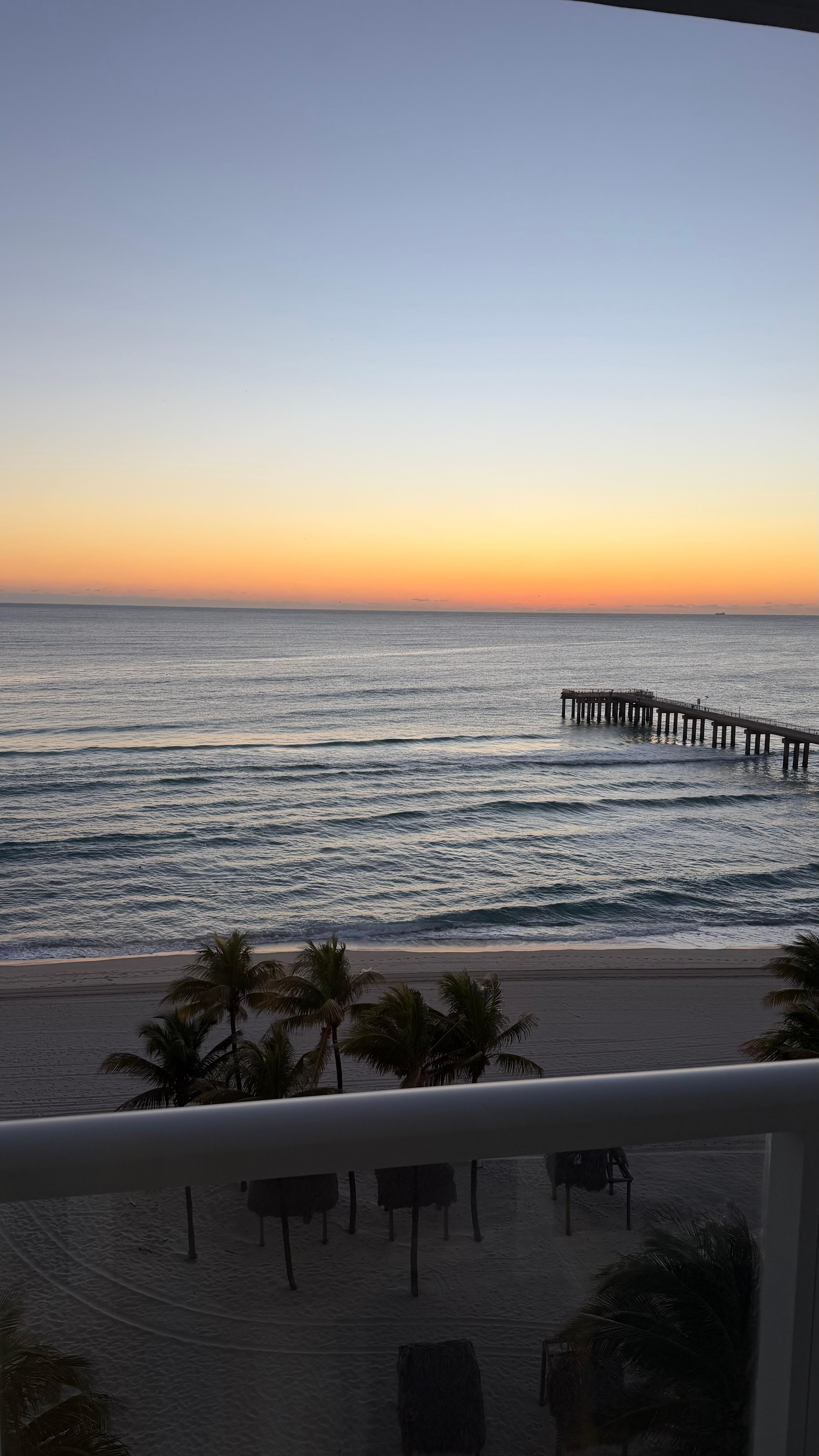 View from the balcony 