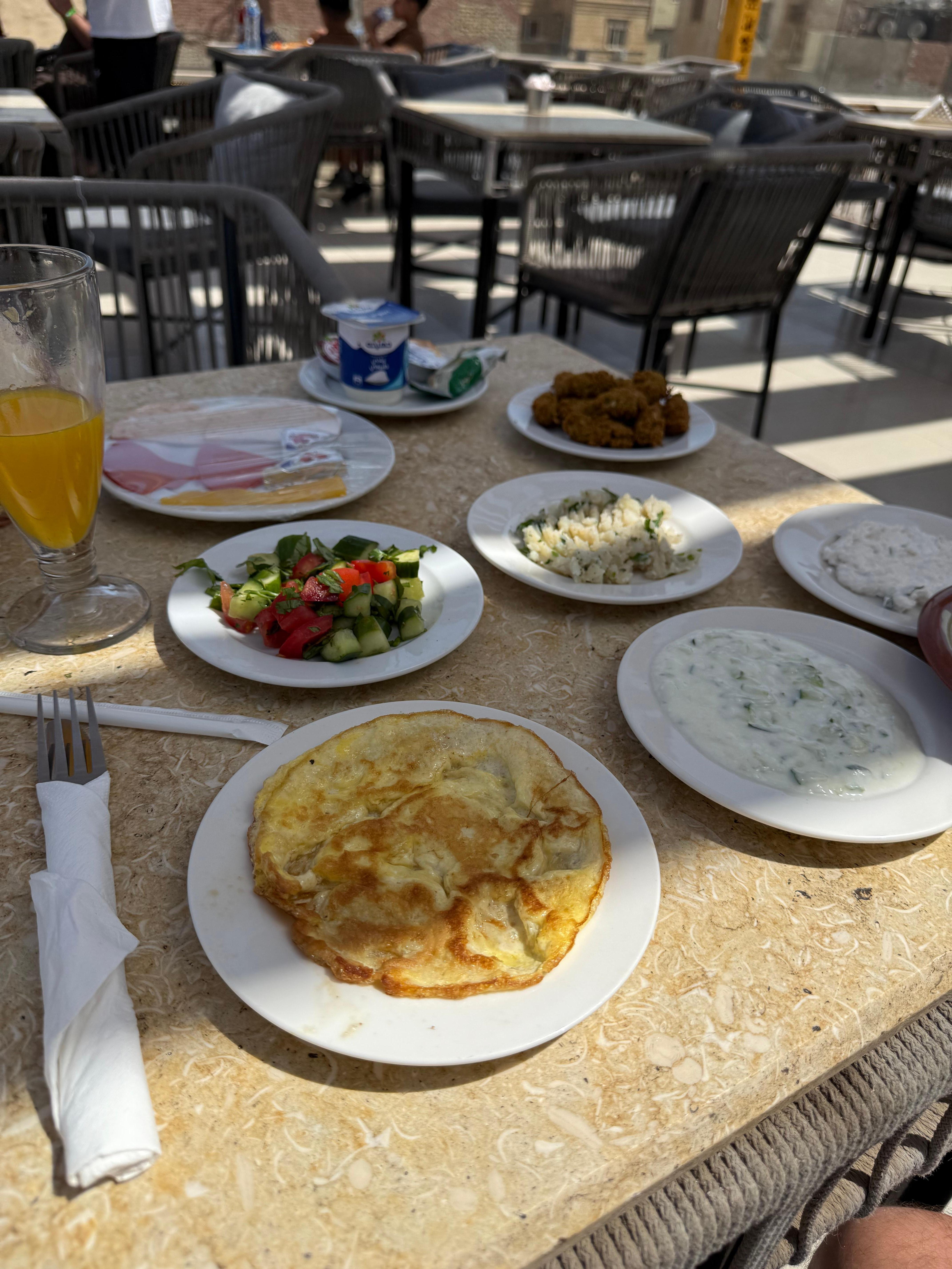 Breakfast (it changes sightly every morning)
