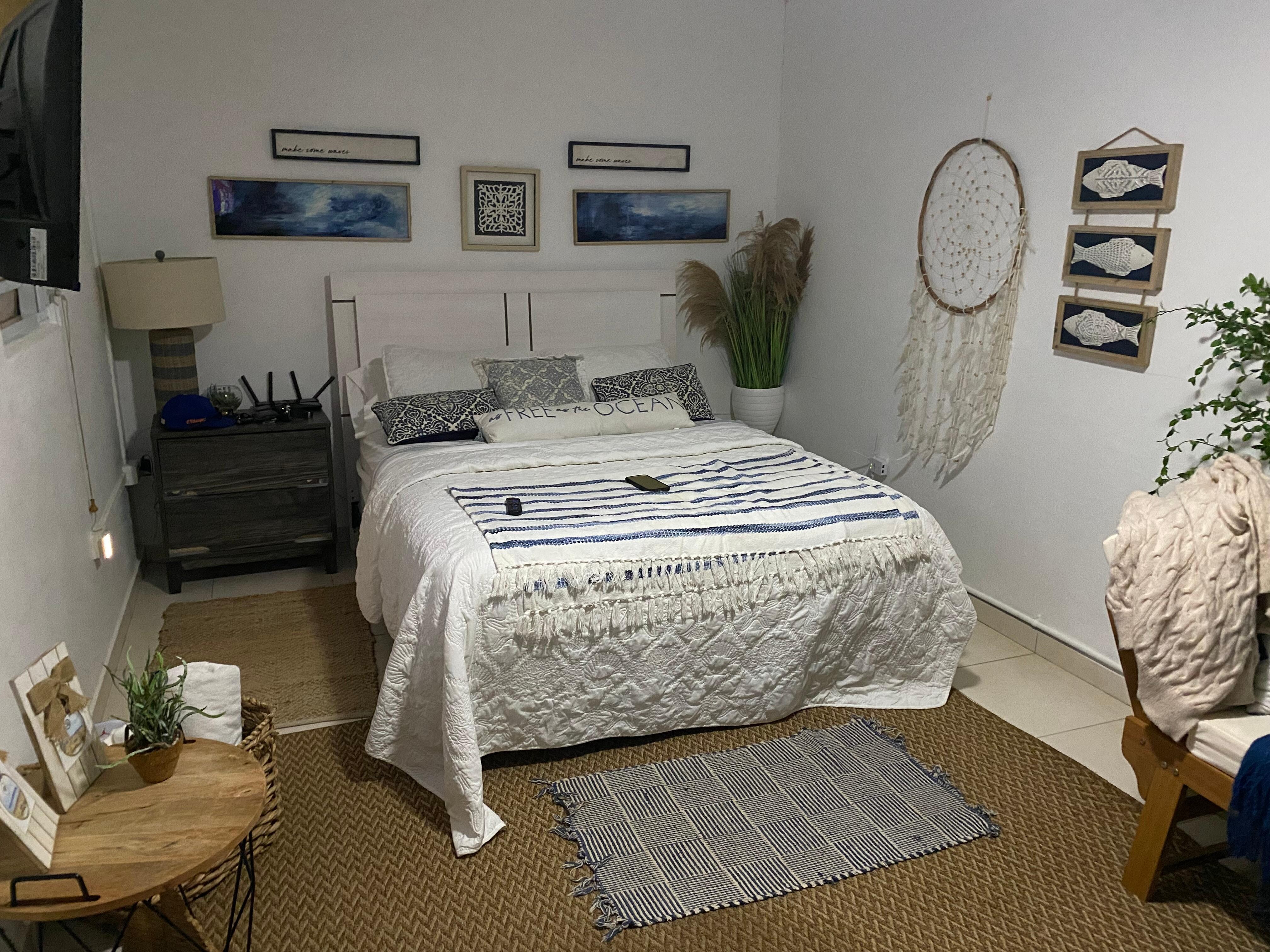 Bedroom comfortable bed