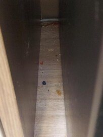 Dirty floor - kitchen area