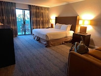 This room in the second building on the second-floor needs updating. Disappointing to say the least.