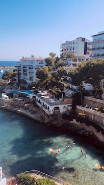 Utsikt från balkong