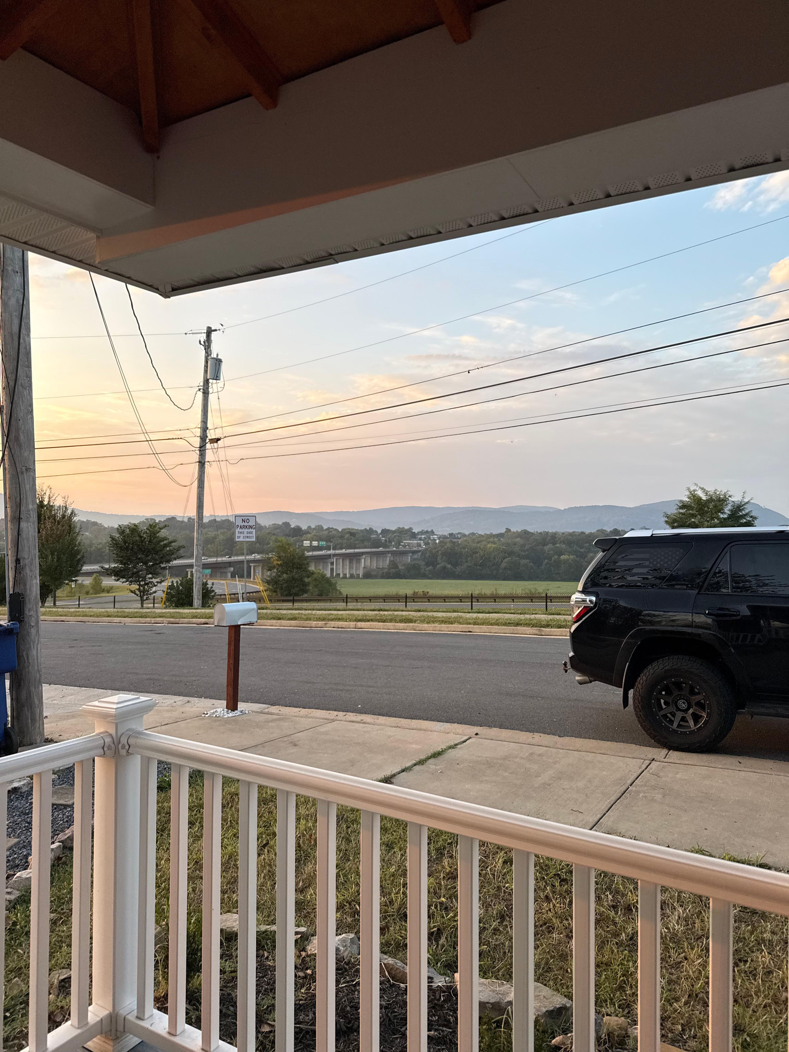 Part of the view from the front porch! Beautiful 