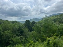 The view from my rocking chair on the porch. I could do this every day!