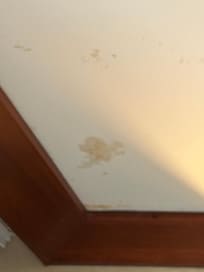 Stained ceiling