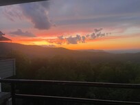 View at sunset