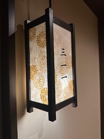 Our room light next to the door to enter